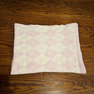 Beautiful pink baby blanket